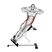 45° side bend animation