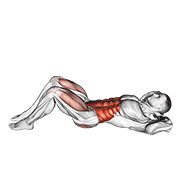 cross body crunch animation