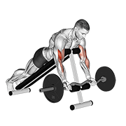 ez barbell spider curl animation
