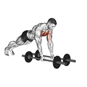 floor fly (with barbell) animation