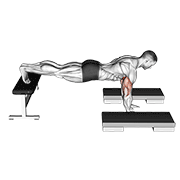 incline push up depth jump animation