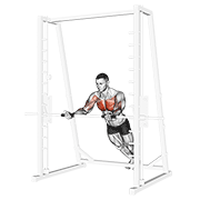 incline reverse grip push-up animation