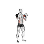 kettlebell seesaw press animation