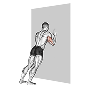push-up (wall) animation