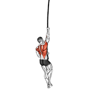 rope climb animation