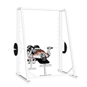smith decline reverse-grip press animation