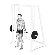 smith standing back wrist curl animation