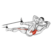 band bicycle crunch animation