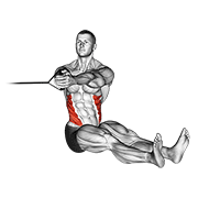 band seated twist animation