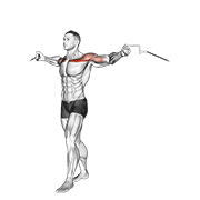 cable upper chest crossovers animation