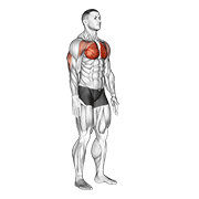 isometric chest squeeze animation