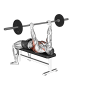 barbell bent arm pullover animation