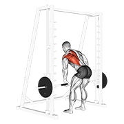 smith one arm row animation