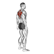 upper back stretch animation