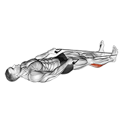 calf stretch with rope animation