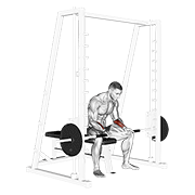 smith seated wrist curl animation