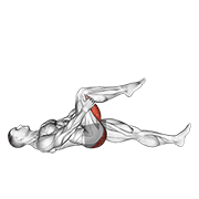 leg up hamstring stretch animation