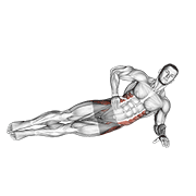 side bridge hip abduction animation