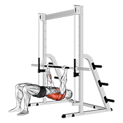 inverted row bent knees animation