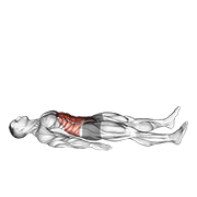 half sit-up (male) animation