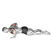 kneeling push-up (male) animation