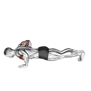 chest tap push-up (male) animation