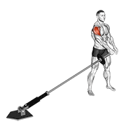 landmine lateral raise animation