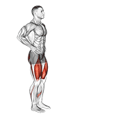 forward lunge (male) animation
