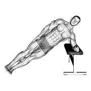 bodyweight incline side plank animation